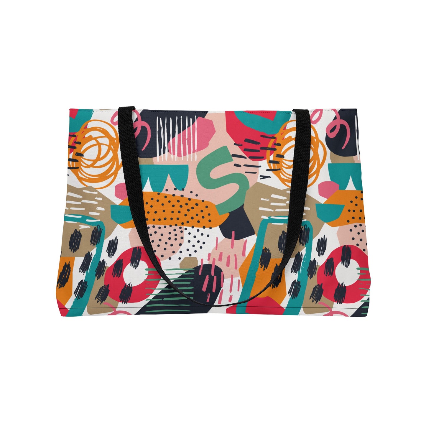 Colorful Abstract Weekender Tote Bag