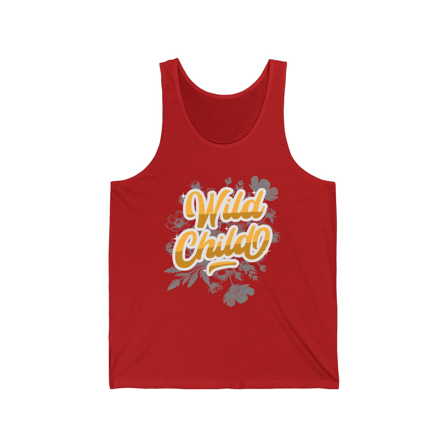 Wild Child Unisex Jersey Tank Top - Boho Hippie tank