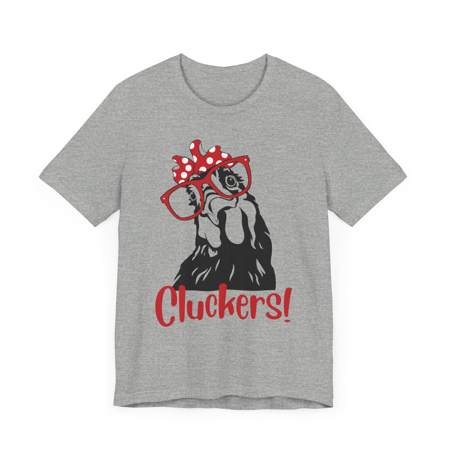Funny attitude Chicken "Cluckers" Unisex T-shirt