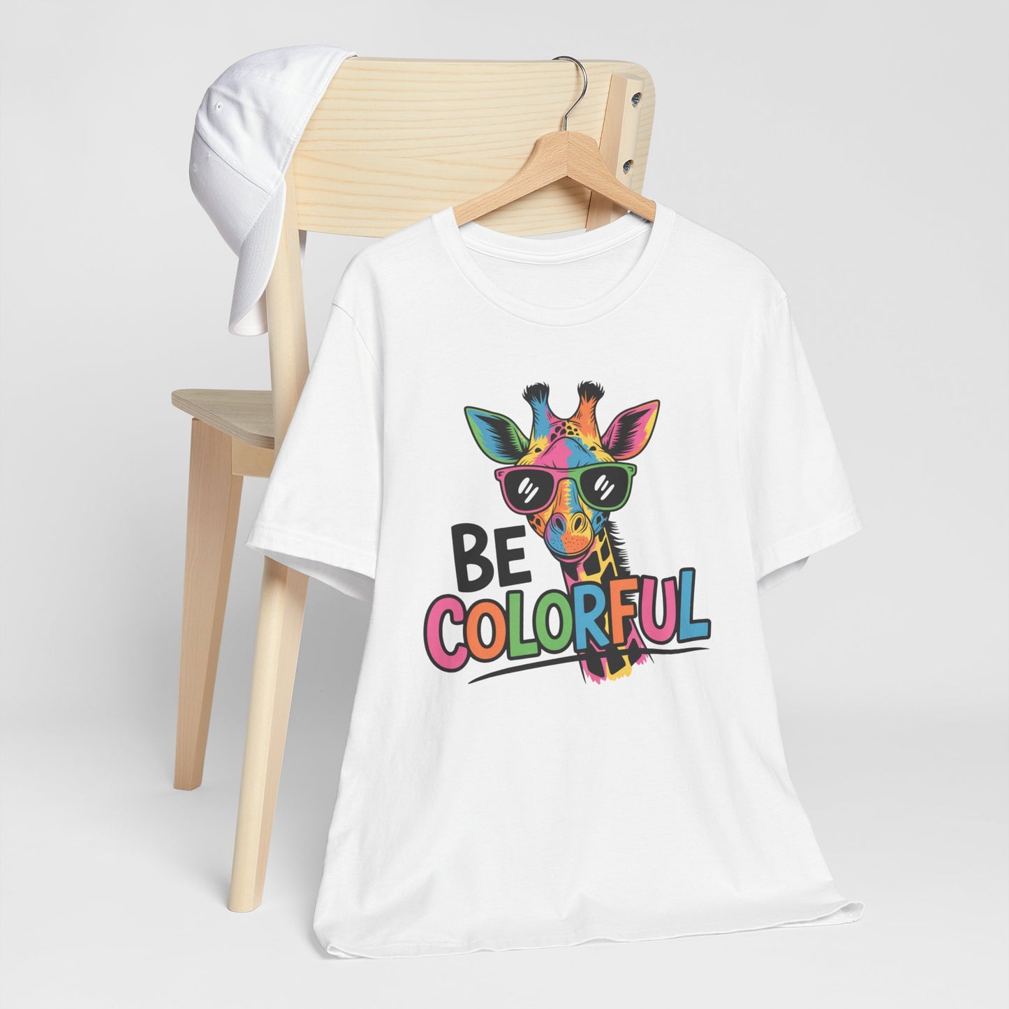 "Be Colorful" - Giraffe Tee