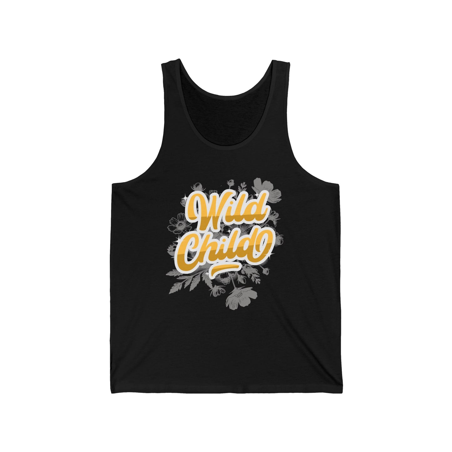 Wild Child Unisex Jersey Tank Top - Boho Hippie tank