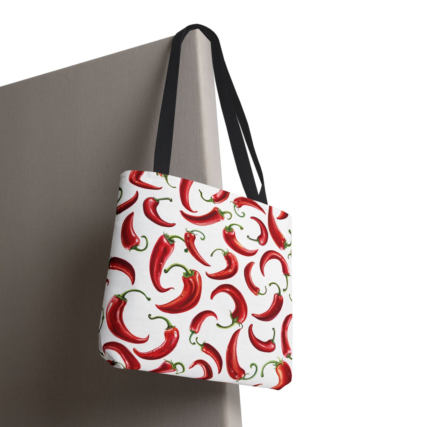 Spicy Chili Pepper Tote Bag - Fun Grocery Bag, Eco-Friendly Shopping, Gift for Food Lovers, Summer Beach, Travel Companion