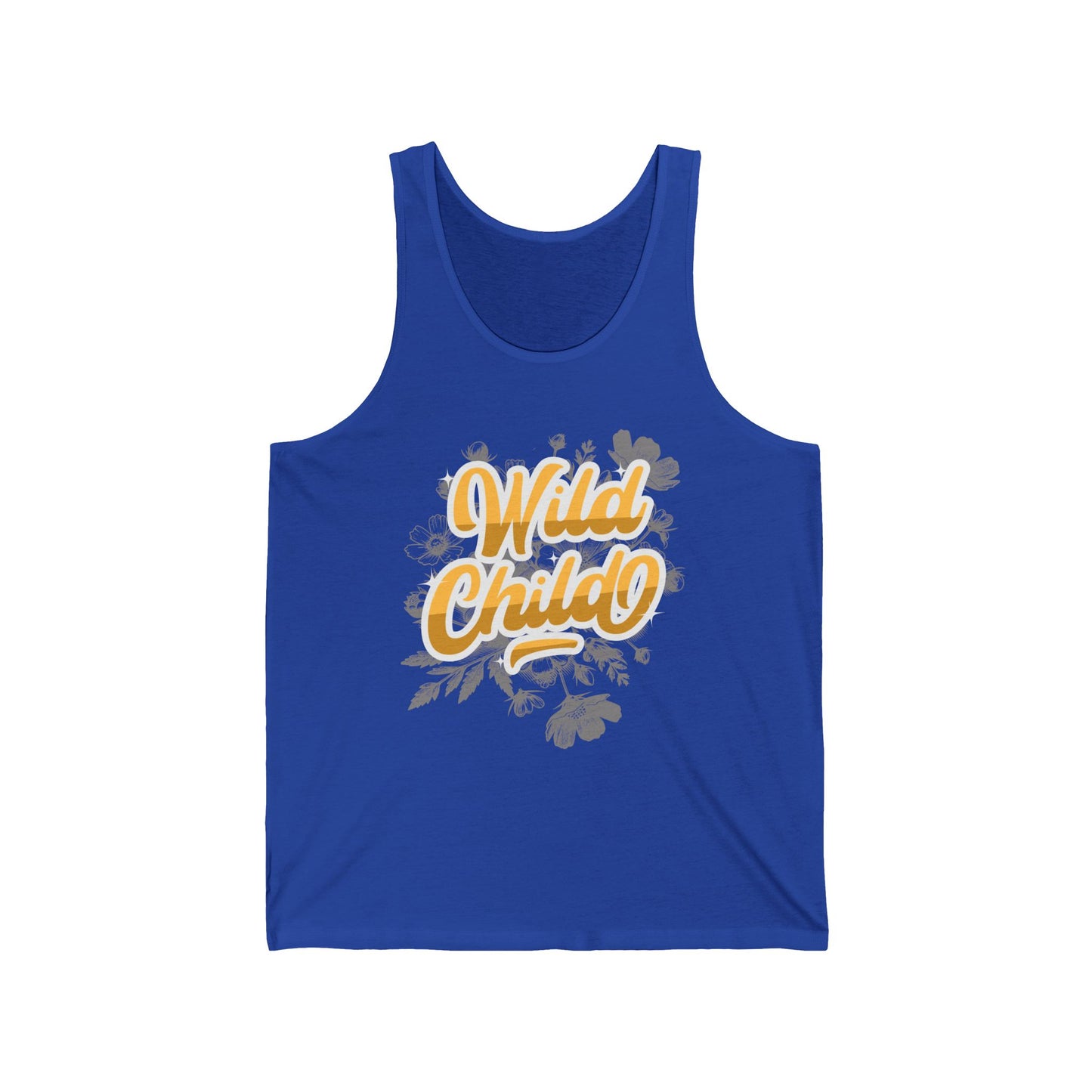 Wild Child Unisex Jersey Tank Top - Boho Hippie tank