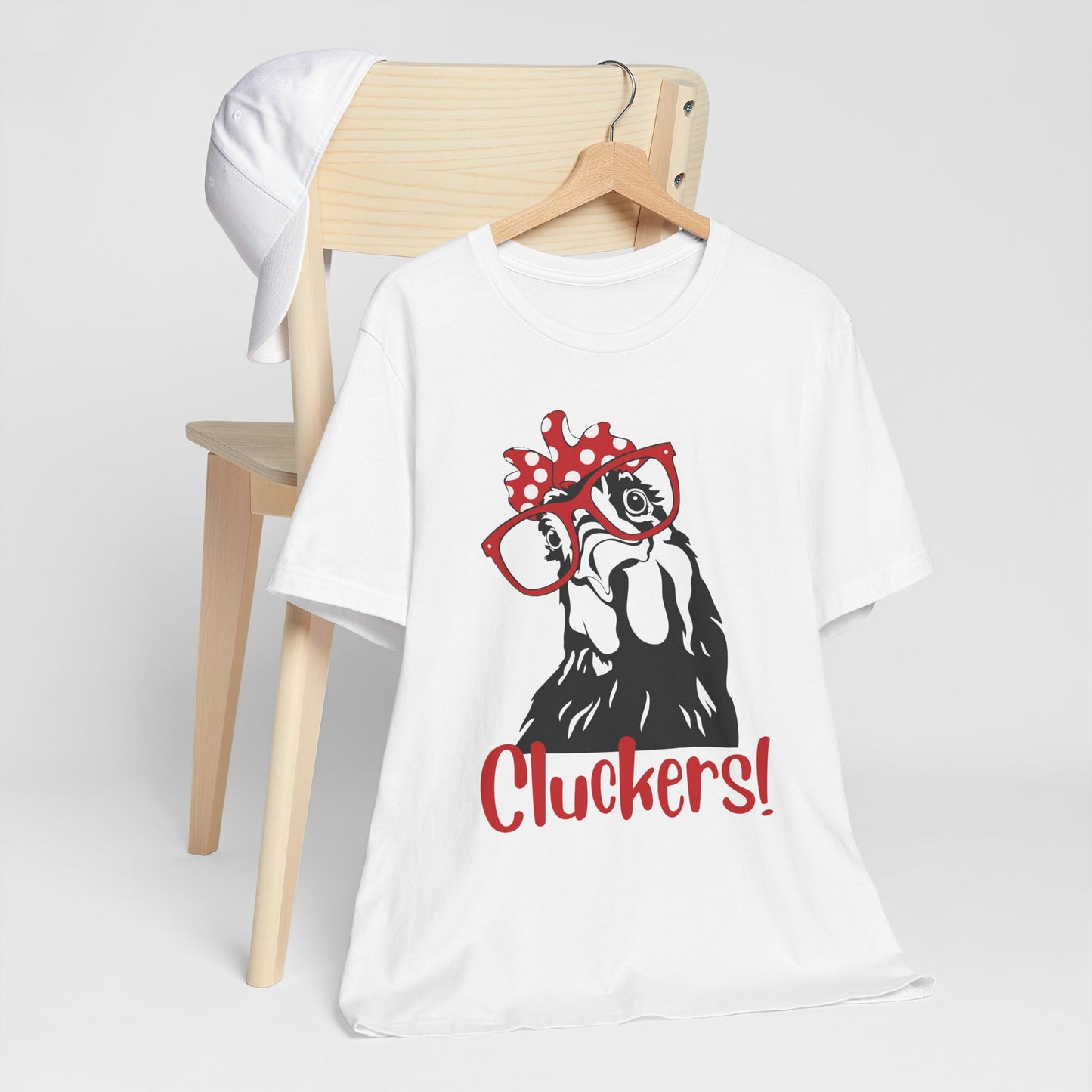 Funny attitude Chicken "Cluckers" Unisex T-shirt