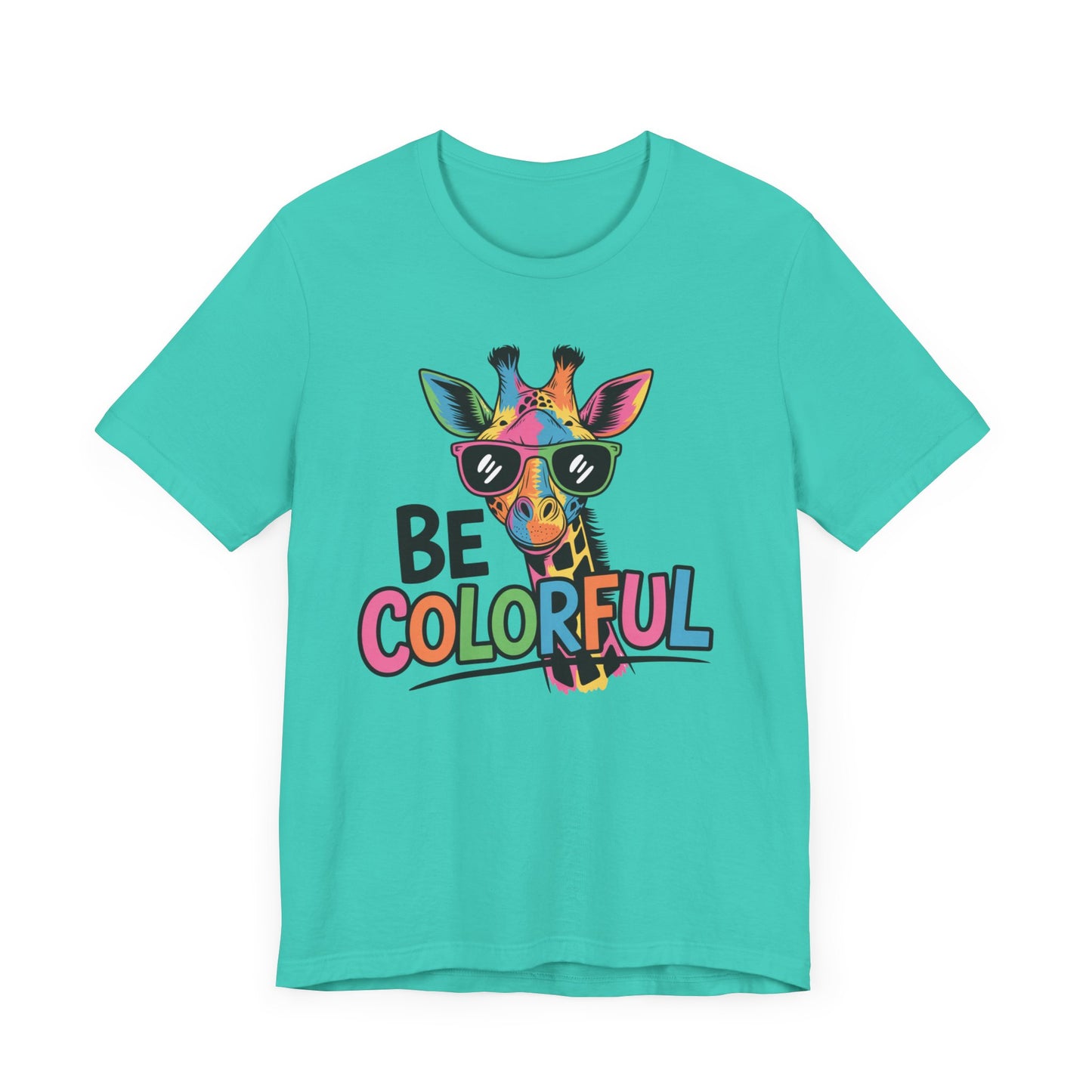 "Be Colorful" - Giraffe Tee