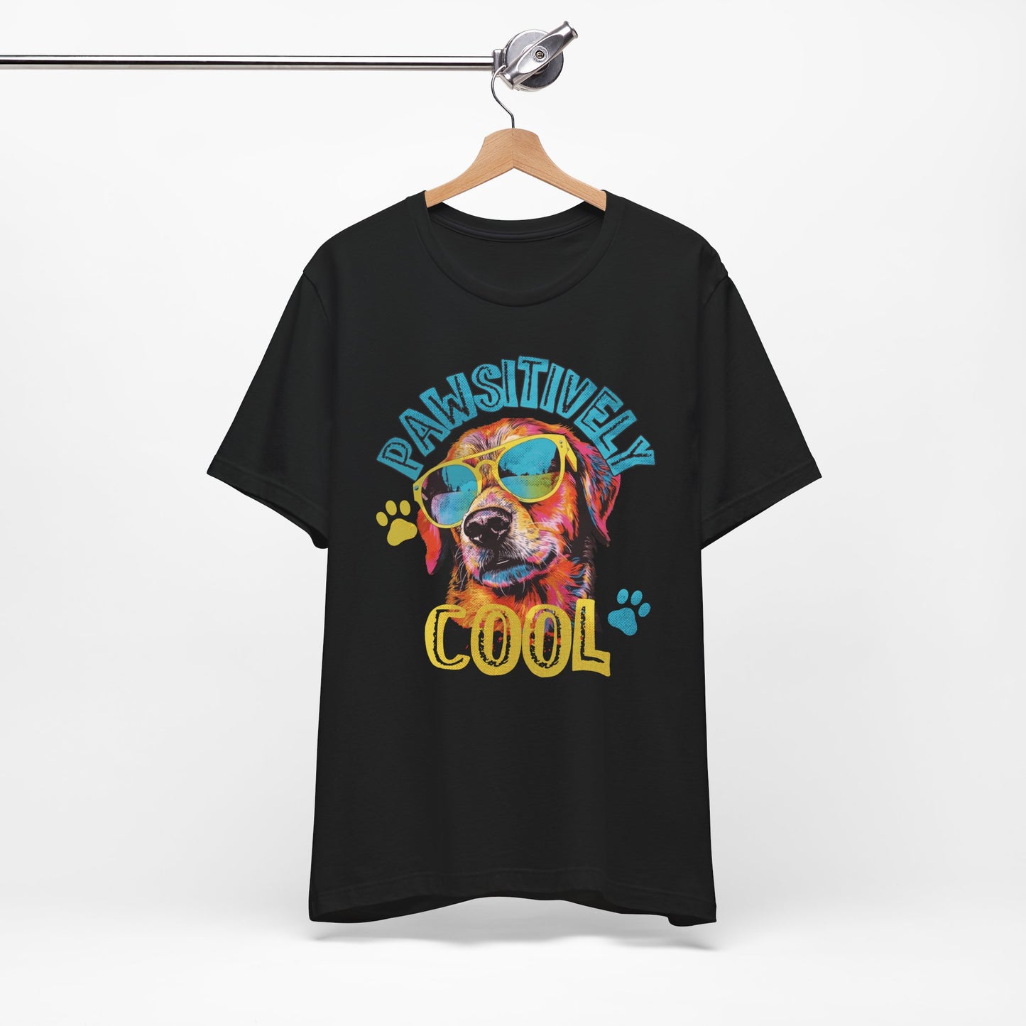 Pawsitively Cool Dog Lover Tee - Unisex Jersey Short Sleeve T-Shirt