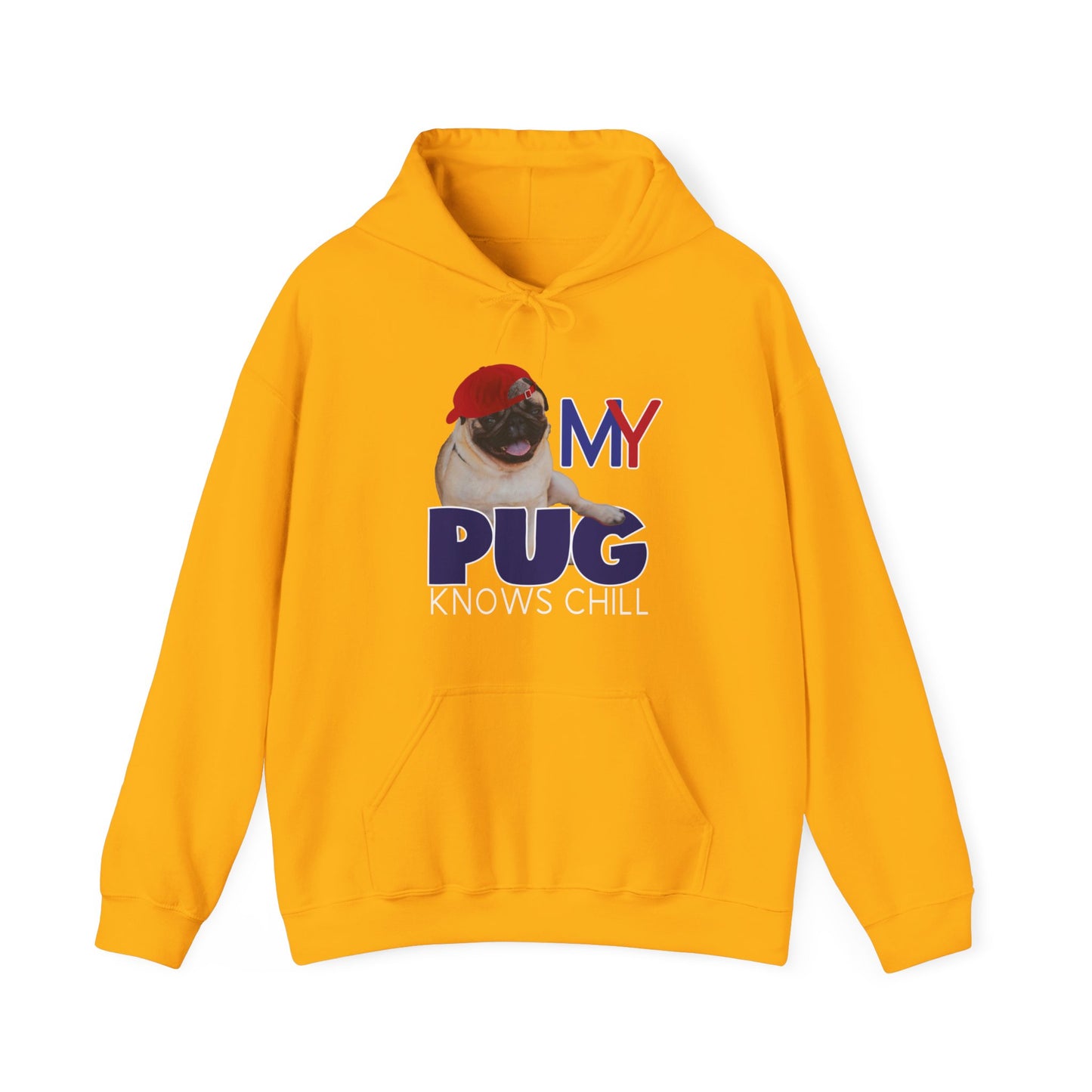 Chill Pug Dog Hoodie