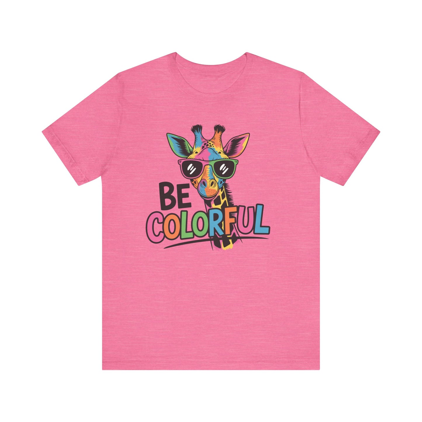 "Be Colorful" - Giraffe Tee