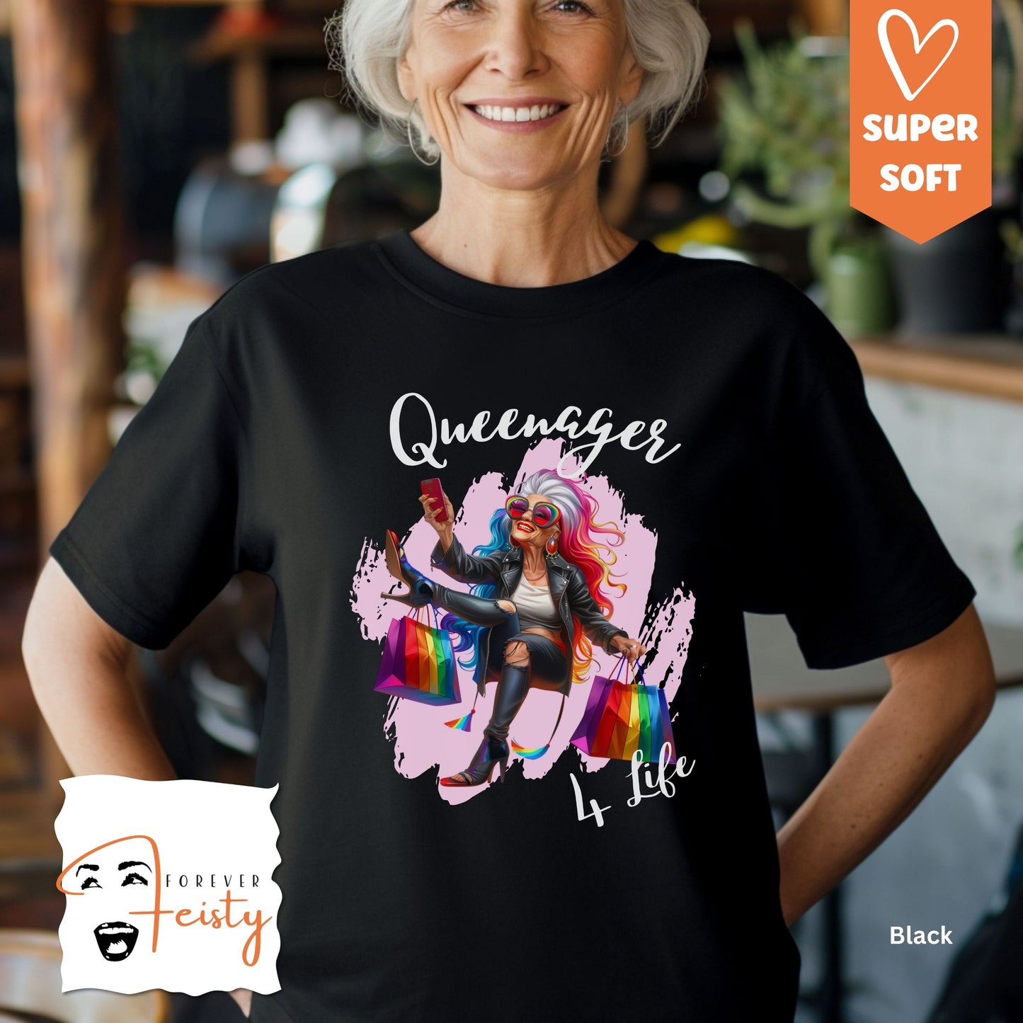 Queenager for Life t-shirt