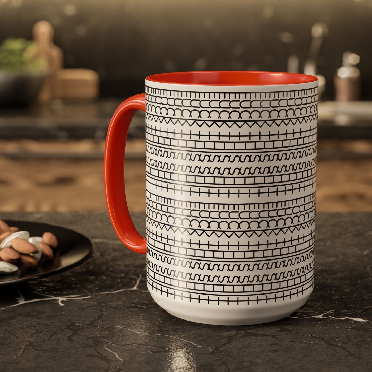 Discreet Swear Word Mug – “Fuck That Shit” Turned Sideways | Funny Colorful Coffee 15oz Cup | Bold Sassy Adult Humor Gift