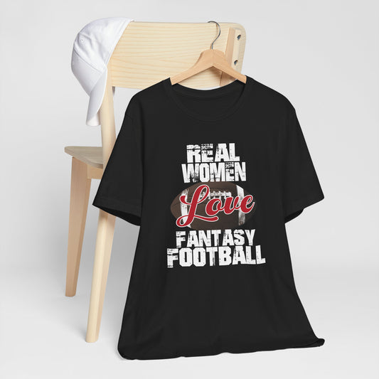 Real Women Love Fantasy Football T-Shirt