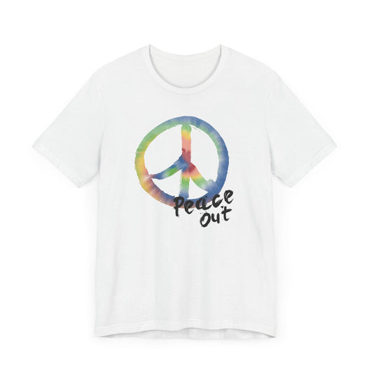 Peace Out Multi-Color Peace Sign T-Shirt