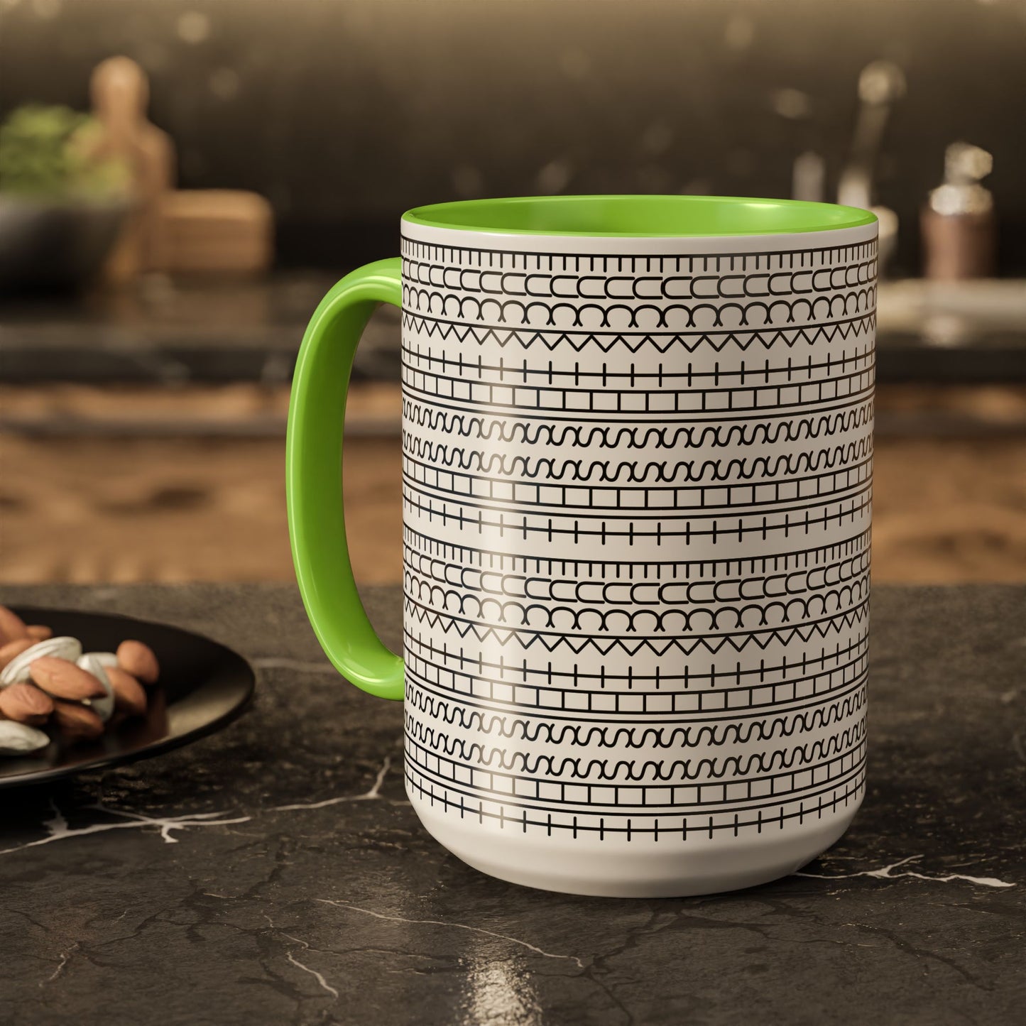 Discreet Swear Word Mug – “Fuck That Shit” Turned Sideways | Funny Colorful Coffee 15oz Cup | Bold Sassy Adult Humor Gift